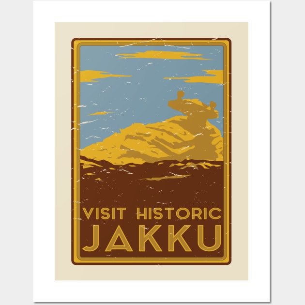 Visit Jakku! Wall Art by BeepBoopBeep Clothing, Co.